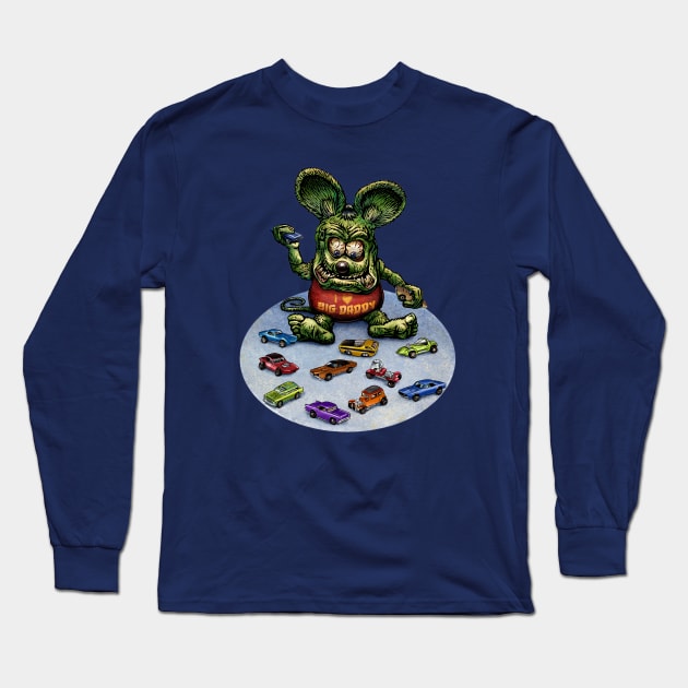 Hot Wheels Long Sleeve T-Shirt by ChetArt